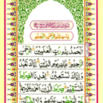 Surah Al Fatiha, Chapter 1 of Quran